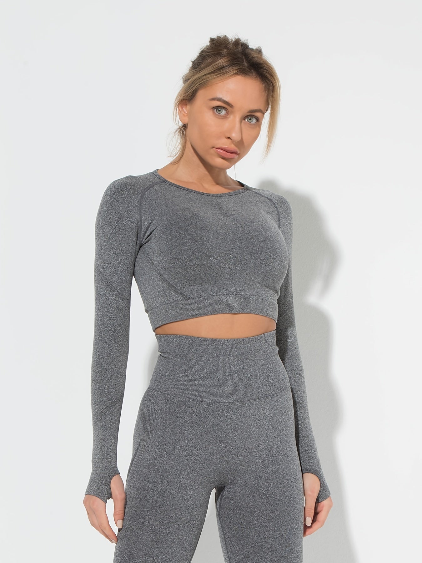 Cropped Breathable Fitness Yoga T-shirt Women's Activewear