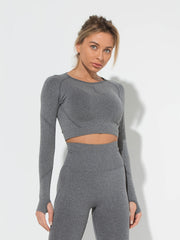 Cropped Breathable Fitness Yoga T-shirt Women's Activewear