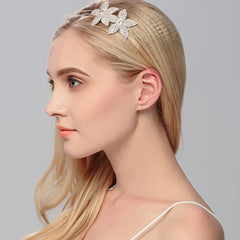 Flower Rhinestone Hairband Headband Princess Tiara Wedding Birthday