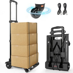 Foldable Hand Truck Utility Cart Portable Multipurpose Grocery Shopping Cart