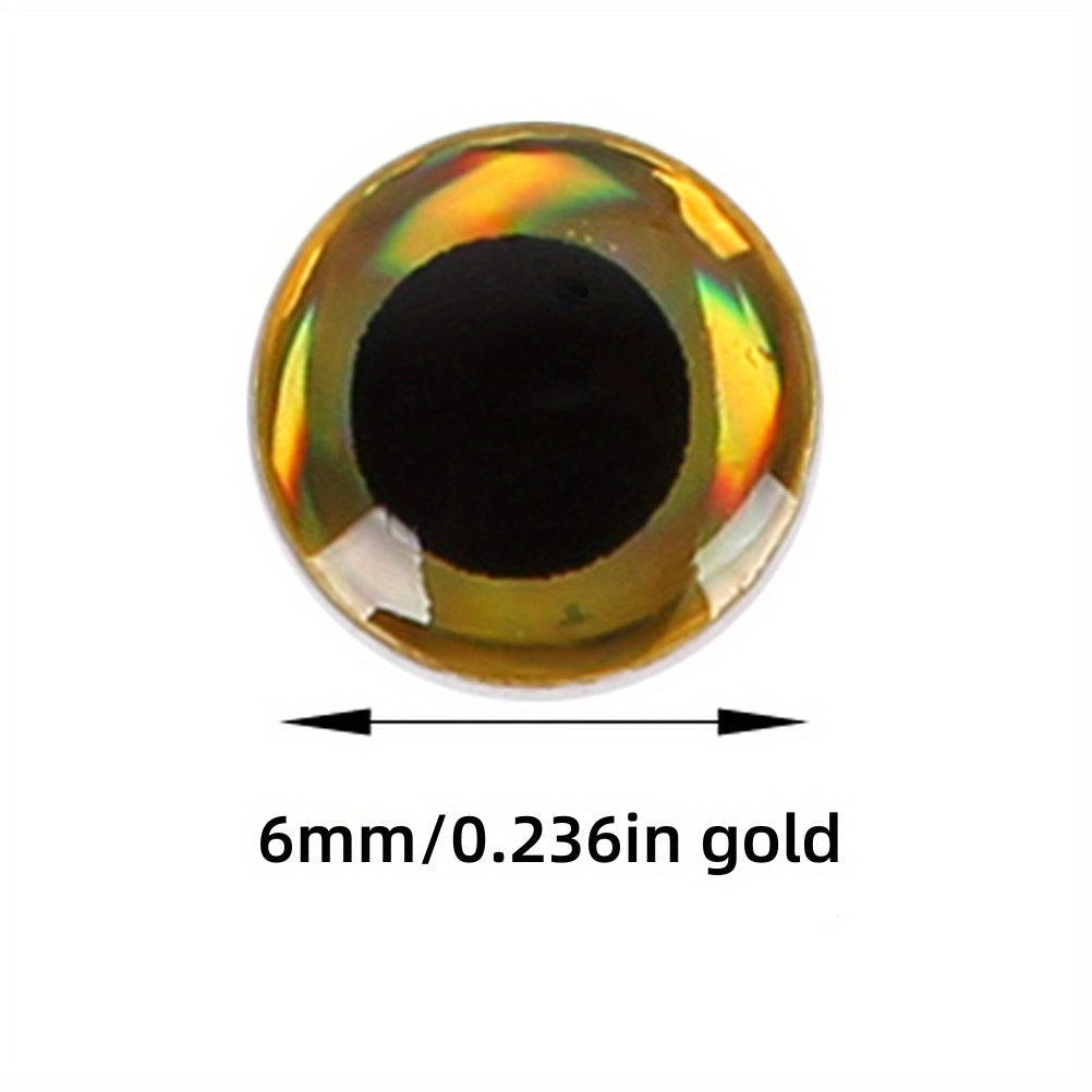 600pcs Bionic Fish Eye Lure 3D Animal Eye Bait for Fishing Multiple Sizes