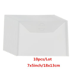 10pcs Magnetic Sheets/Plastic Bags for Scrapbooking Stamp Die Storage