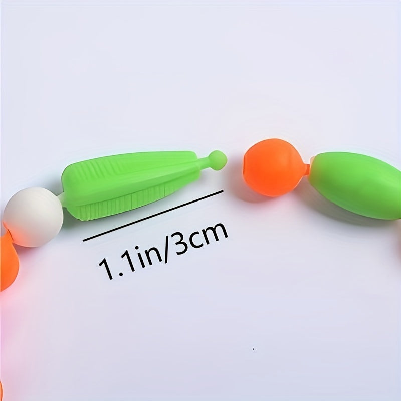 108pcs Cordless DIY Bead Craft Kit for Kids Bracelets & Necklaces