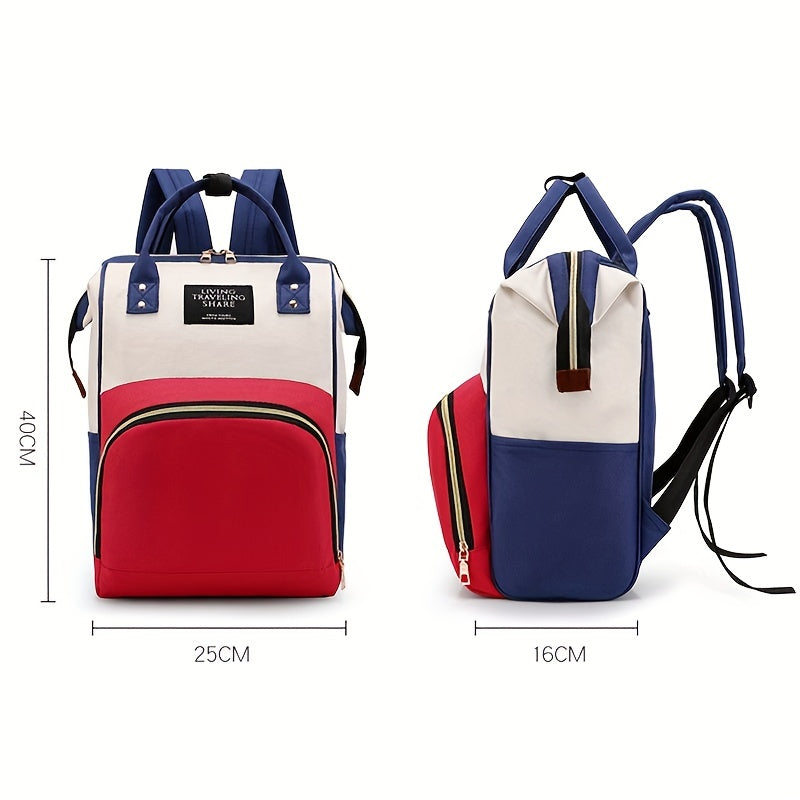 Portable Oxford Cloth Mother And Baby Bag Backpack