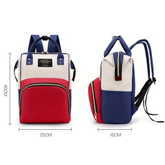 Portable Oxford Cloth Mother And Baby Bag Backpack