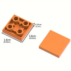 20pcs ABS Building Blocks Set 2x2 Inch Plates Low Walls
