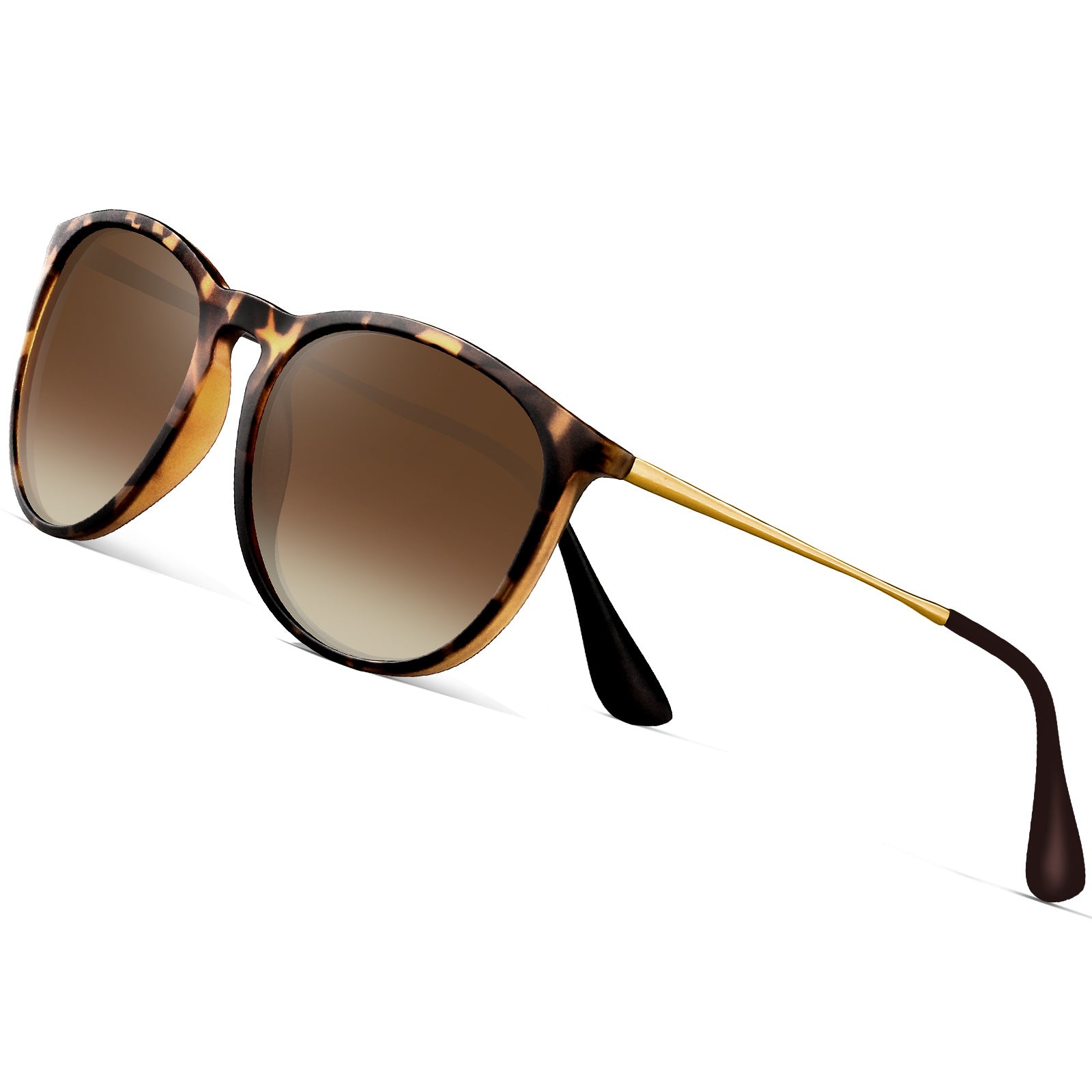 Polarized Round Frame Sunglasses Vintage Style for Men and Women
