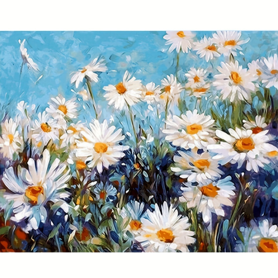 Paint By Numbers Kit Daisy Flowers DIY Painting 40x50cm