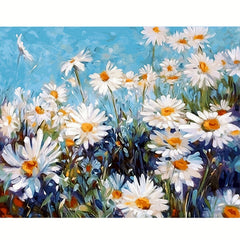 Paint By Numbers Kit Daisy Flowers DIY Painting 40x50cm