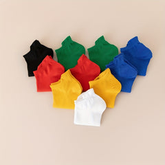 10 Pairs Lightweight Low Cut Ankle Socks Women's Stockings