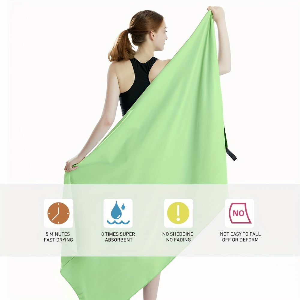 Microfiber Beach Towel Quick Dry Absorbent Towel for Bathroom Yoga