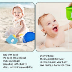 9pcs Fun Digital Stack Cup Science And Education Bath Toy