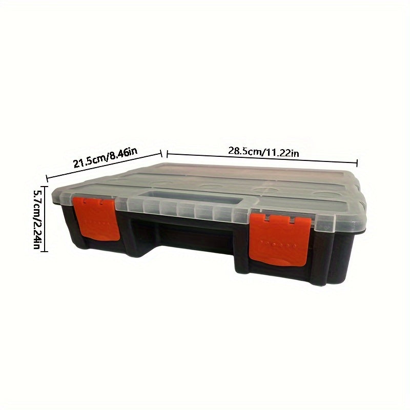 1pc Hardware Component Box With Multiple Compartments