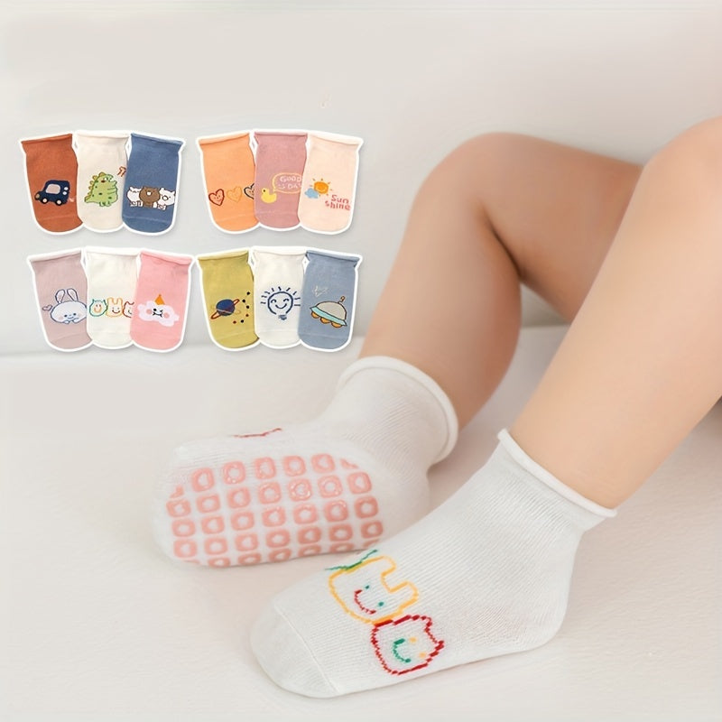 Non Slip Grip Baby Socks Cozy Socks For 0-3 Year Old