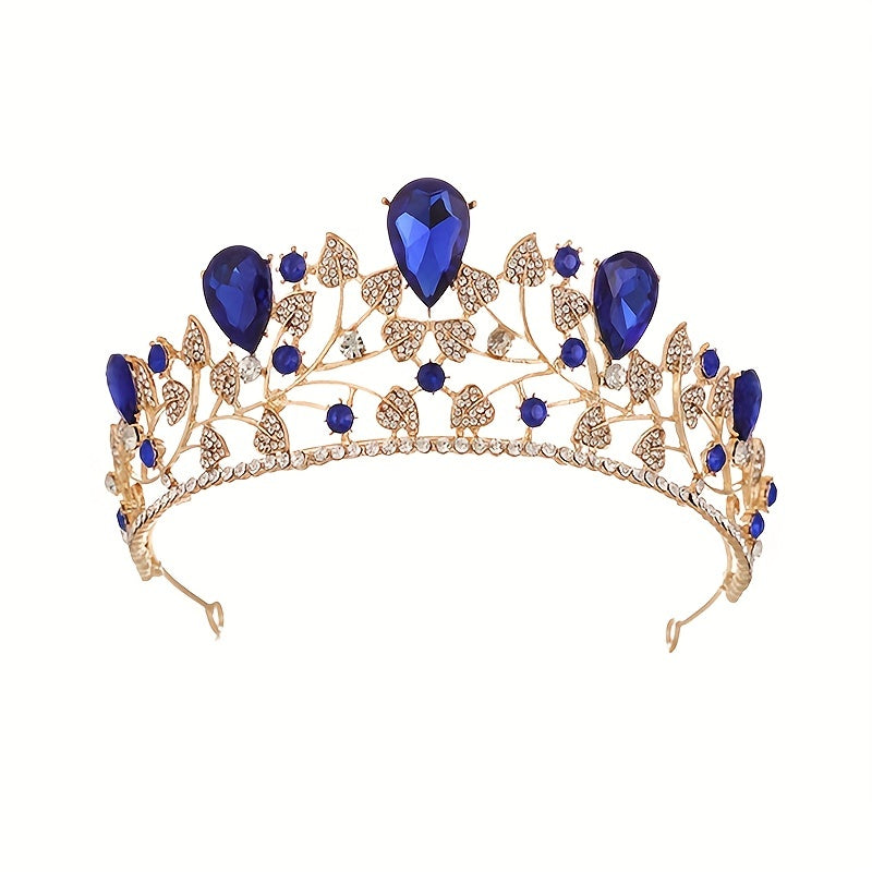 Crystal Rhinestone Crown Tiara Wedding Hair Accessories