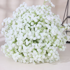 Handcrafted Children's Breath Flower Bouquet with Pearl Accents