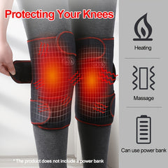 Heating Knee Massager 2-In-1 Vibration Support