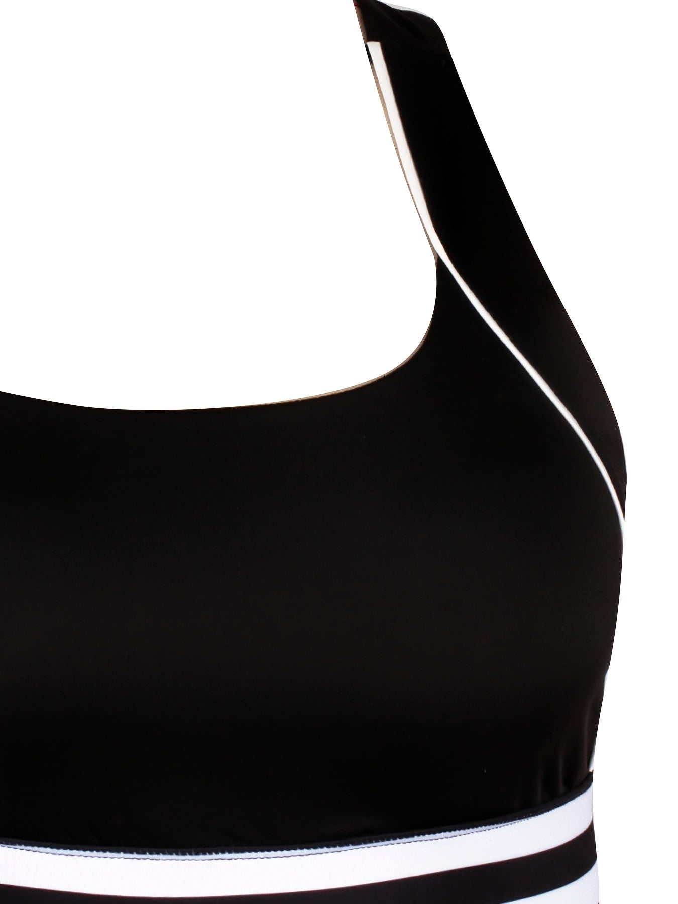 Women's Striped Cross Back Active Yoga Bra