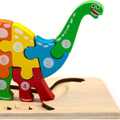 3D Animal Wood Puzzle Kit - 4 in 1