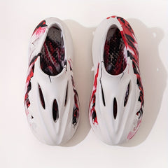Men's Tie Dye Foam Runners Cut Out Shoes
