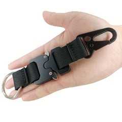 Tactical Key Chain Stainless Steel Buckle Portable Outdoor Accessory
