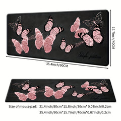 Large Mouse Pad 35.4" x 15.7" Non-Slip Rubber Base