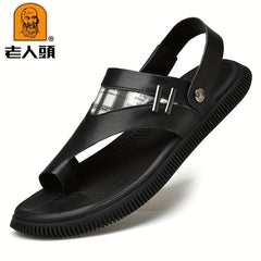 LAORENTOU Men's Wear-resistant Sandals Quick Drying Comfy Slides