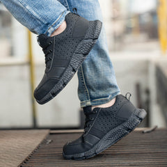 Steel Toe Anti stab Work Safety Shoes For Men Women