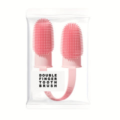 Dog Toothbrush Soft TPR Material Finger Toothbrush Kit