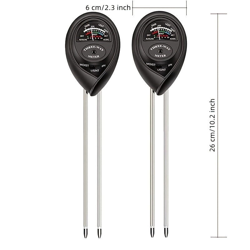 Soil Test Kit 3 in 1 Moisture Light PH Tester Gardening Tool Kits
