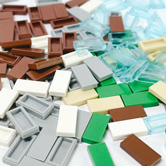 50-Pcs DIY Building Blocks Toy for Kids 1-2 Model Thin Toy Parts Bulk