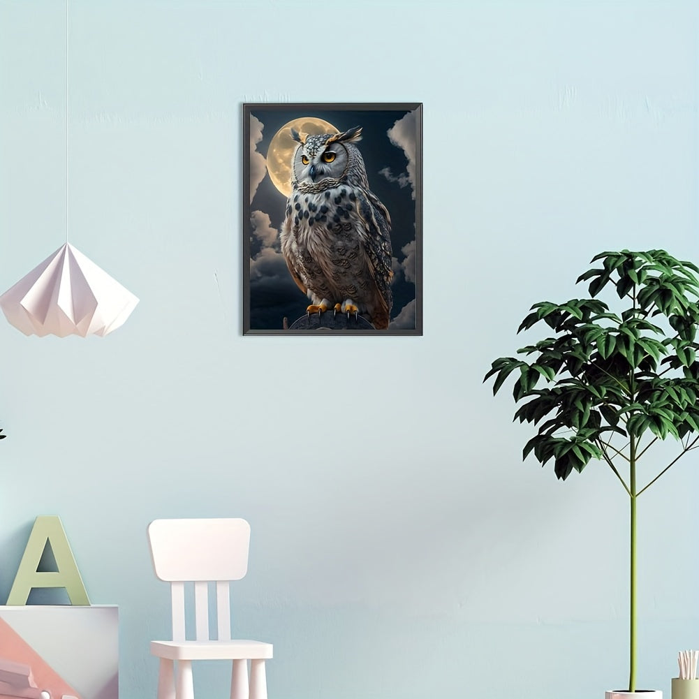 Frameless Owl Diamond Painting for Living Room Bedroom Decoration