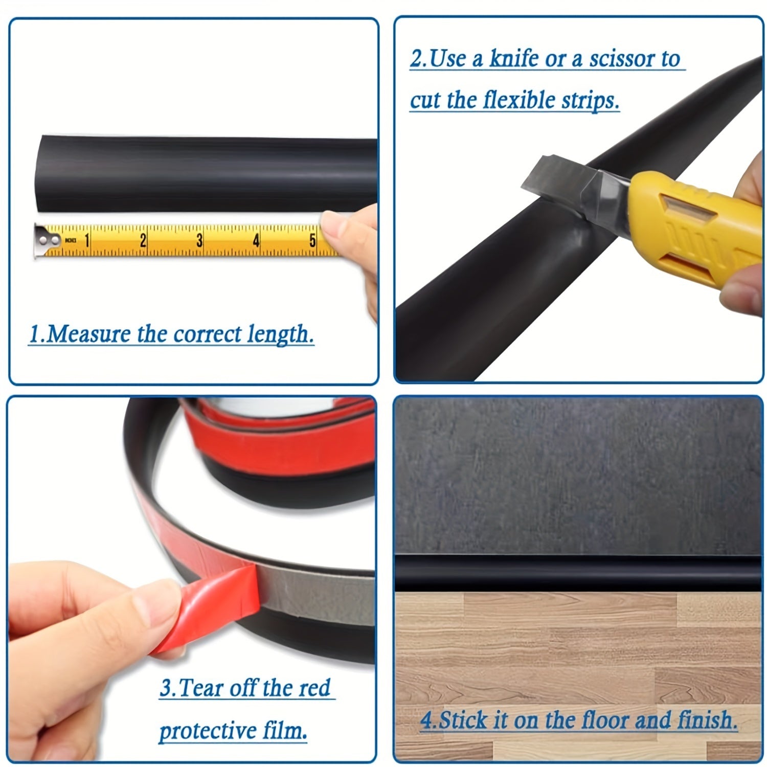 Floor Transition Strip Self Adhesive PVC Threshold Transitions