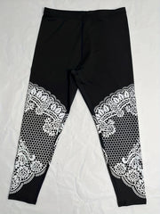 Floral & Geo Print High Rise Yoga Leggings