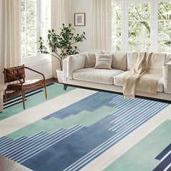 Soft Fluffy Plush Area Rugs Geometric Shaggy Rugs