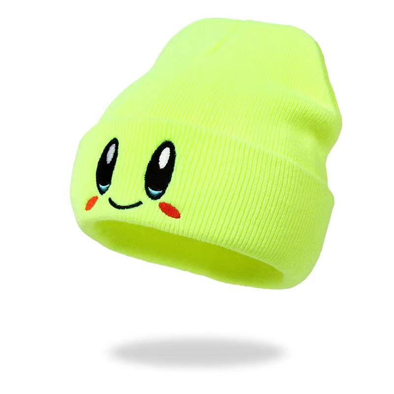 Kids Embroidery Warm Knit Hat for Fall/Winter