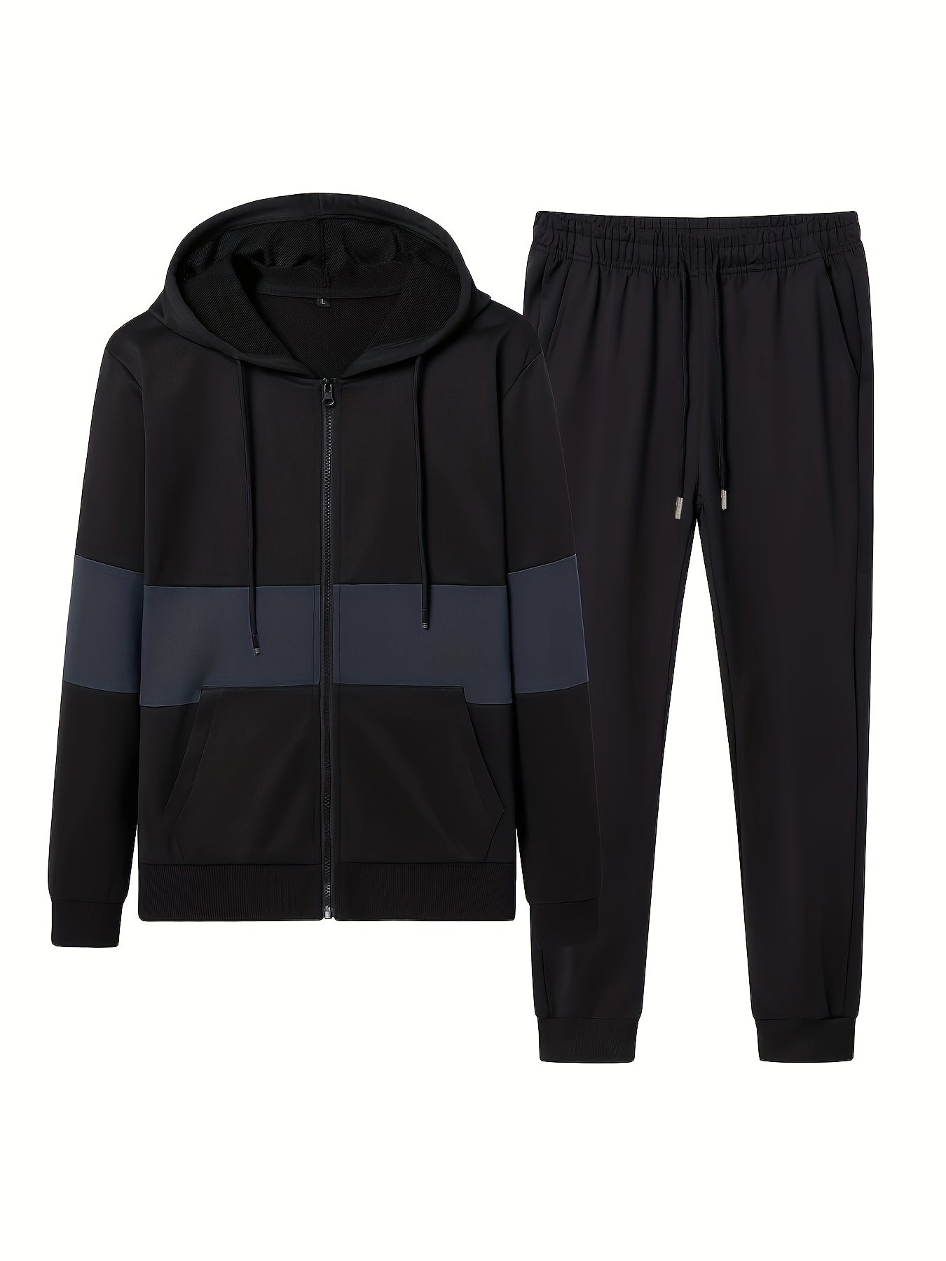 Men's Zip Up Hoodie & Sports Trousers Set