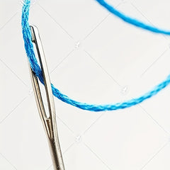 30pcs Large Eye Needles Sewing Needles Transparent Storage Tube