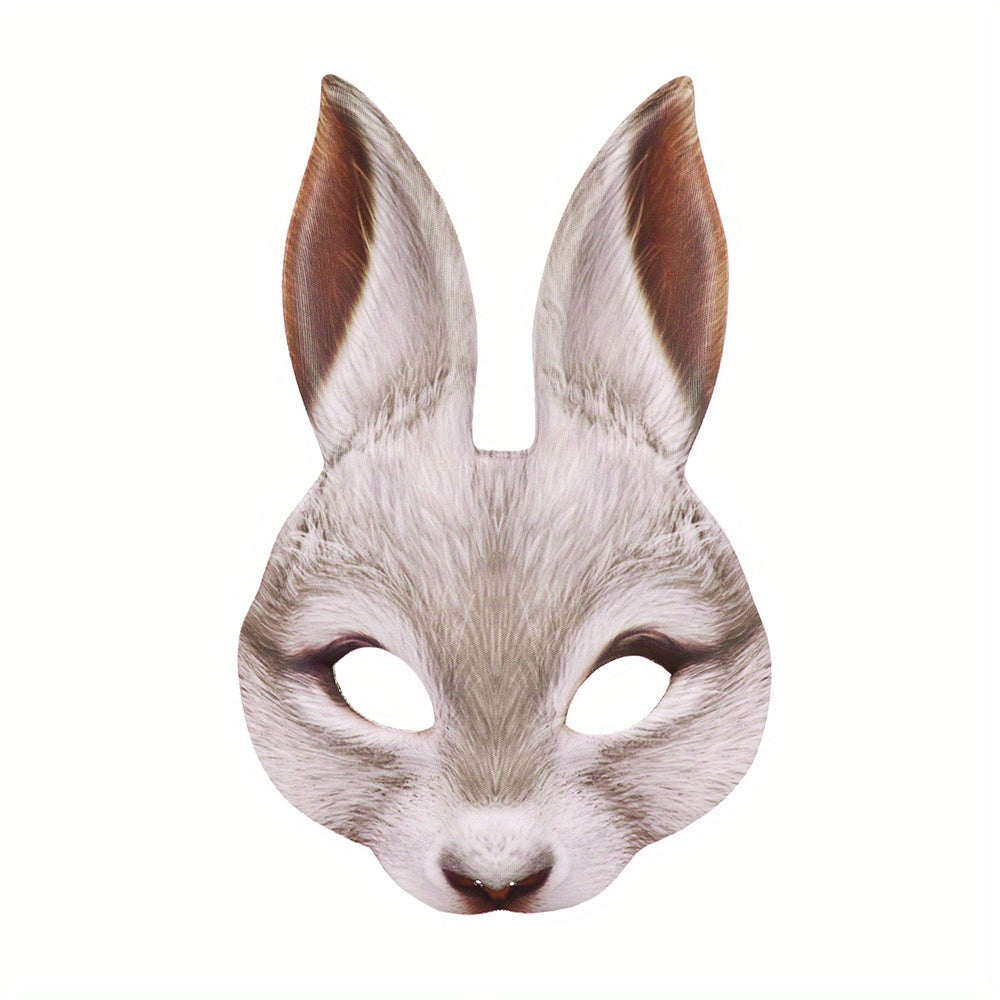 Girls Halloween Rabbit Mask for Carnival Party Makeup Dance