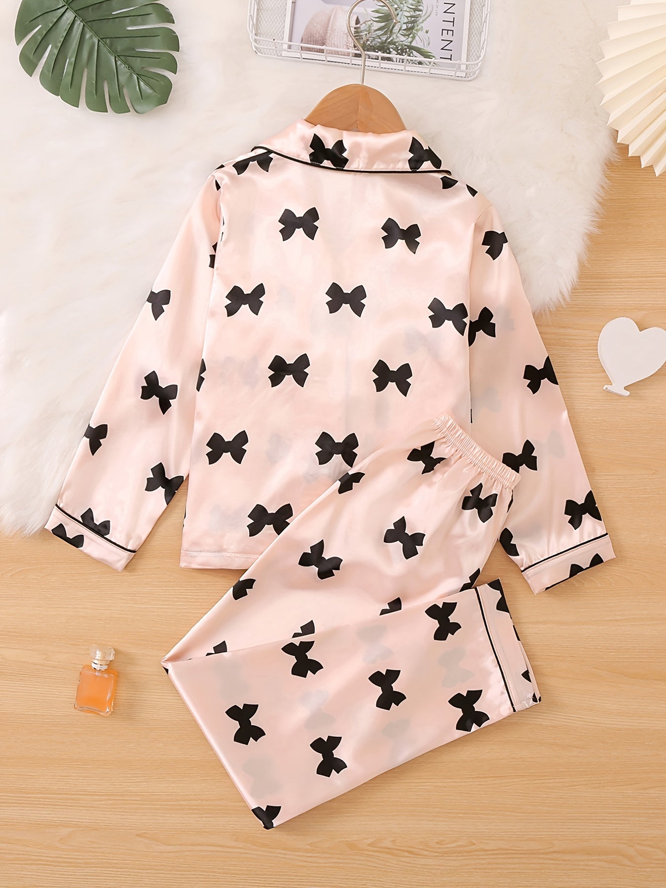 Girls Long Sleeves Pajama Set Kids Clothes