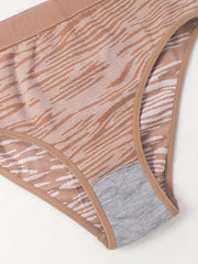 Striped Wireless Bra & Panties Set Women's Lingerie