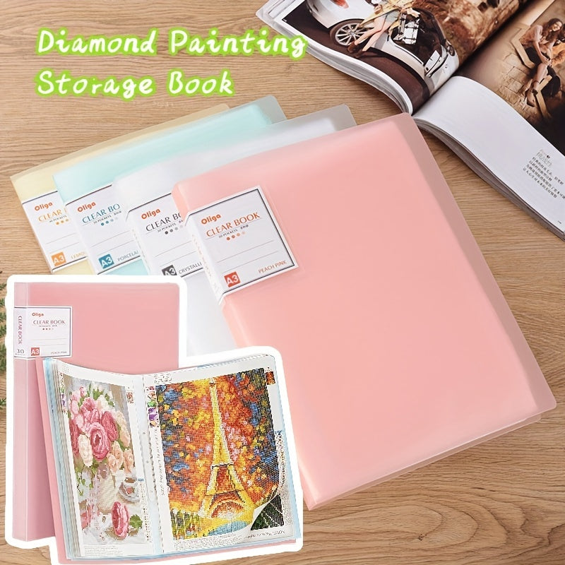 A3 Diamond Painting Storage Book 30 page - Large Art Folder