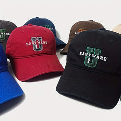 Spring Summer Soft Top Baseball Cap For Boys Girls Embroidery