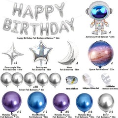 Outer Space Birthday Party Balloon Wreath Arch Kit