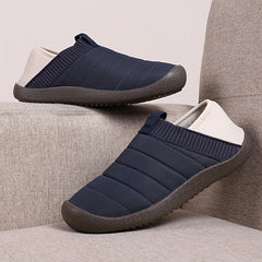 Men's Plush Cozy House Slippers Anti skid Winter Shoes