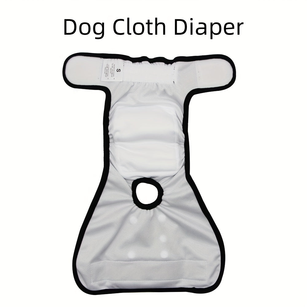 Washable Female Dog Diaper Reusable High Absorbent Leak Proof Puppy Diapers