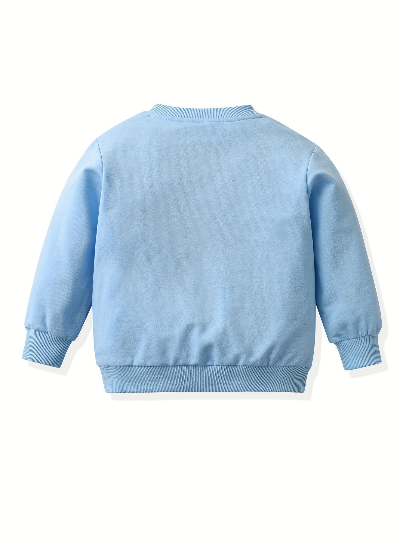Funny Cat Print Boys Casual Pullover Sweatshirt Long Sleeve