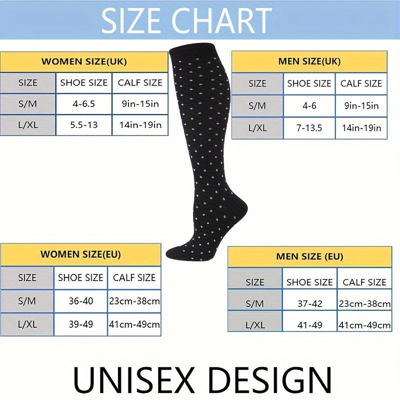 3 Pairs Compression Socks 20-30 mmHg for Women & Men
