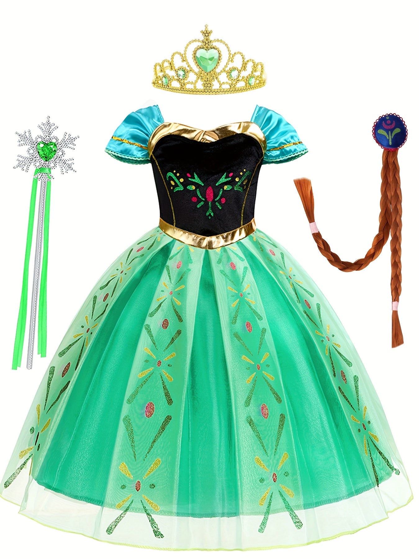 Anime Movie Character Cosplay Costume Girl s Velvet Mesh Dress