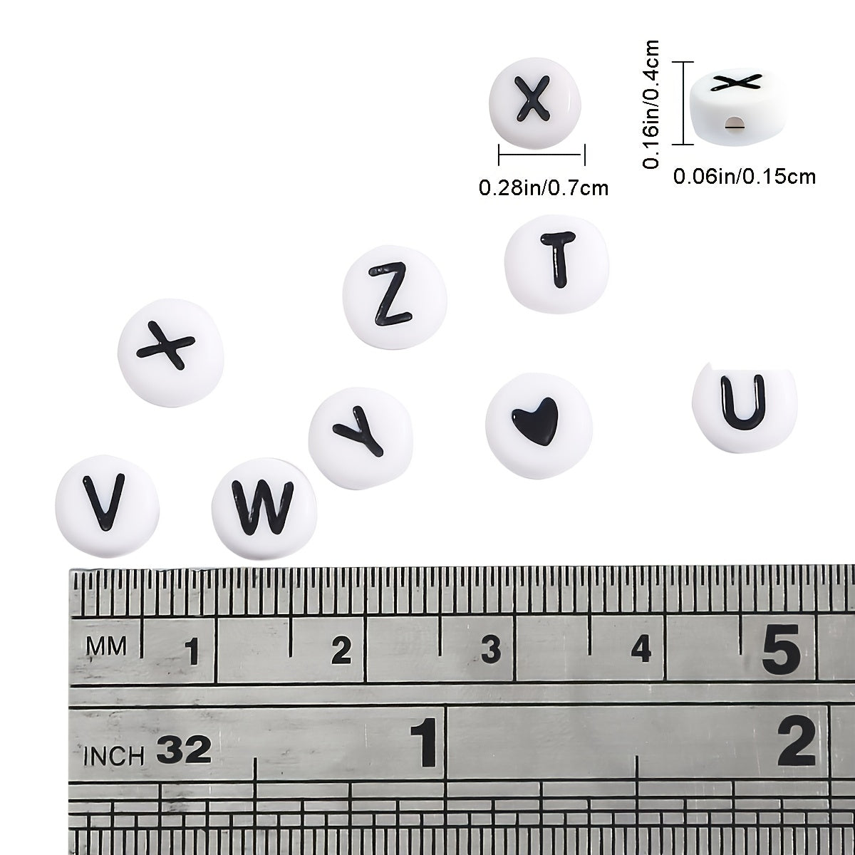 26 Alphabet Beads in a Box Craft Your Own Message